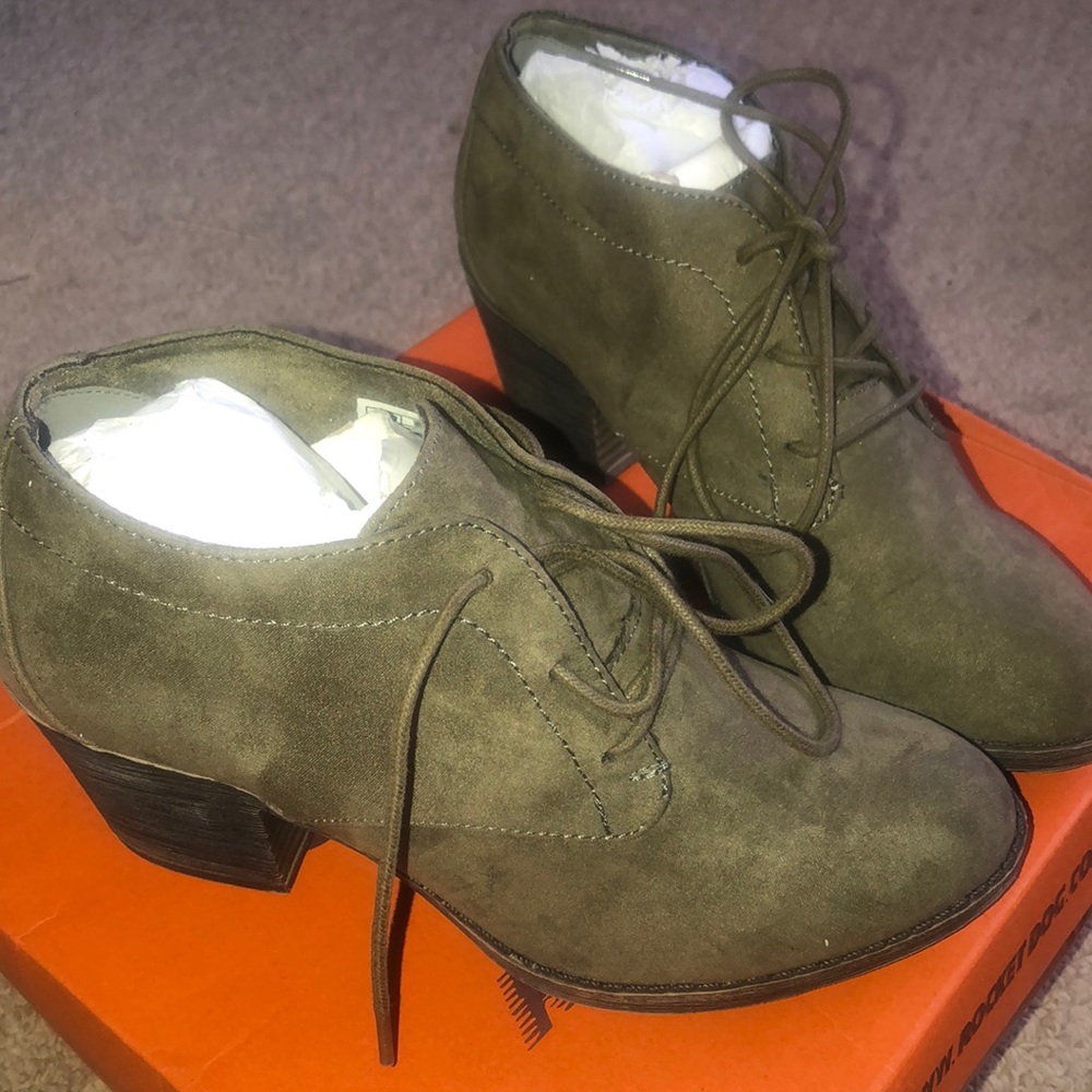 Suede booties